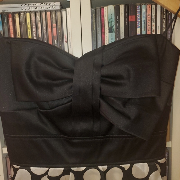 Strapless polka-dot party dress - Picture 4 of 6